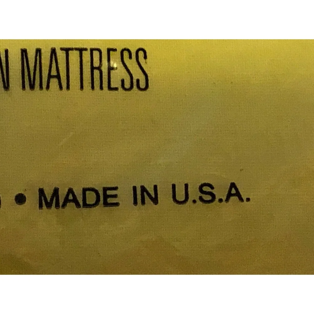 Cannon Monticello 1 Full Size Fitted Sheet yellow Cotton Blend Made In The USA